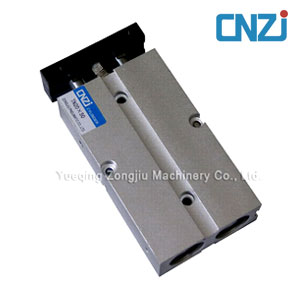 Double rod pneumatic cylinder